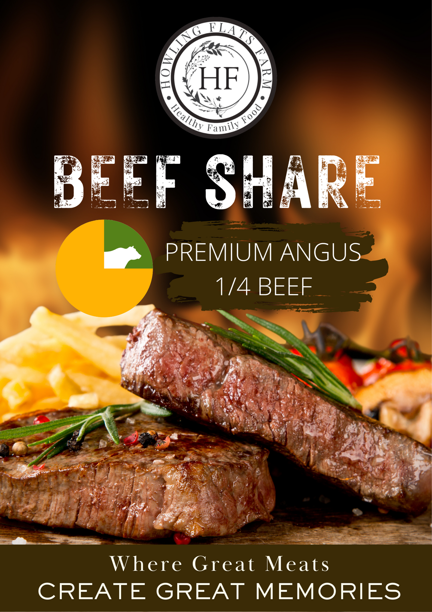 GRASS-FED ANGUS BEEF - 1/4 SHARE