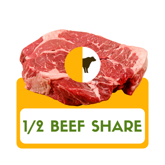 GRASS-FED ANGUS BEEF - 1/2 SHARE