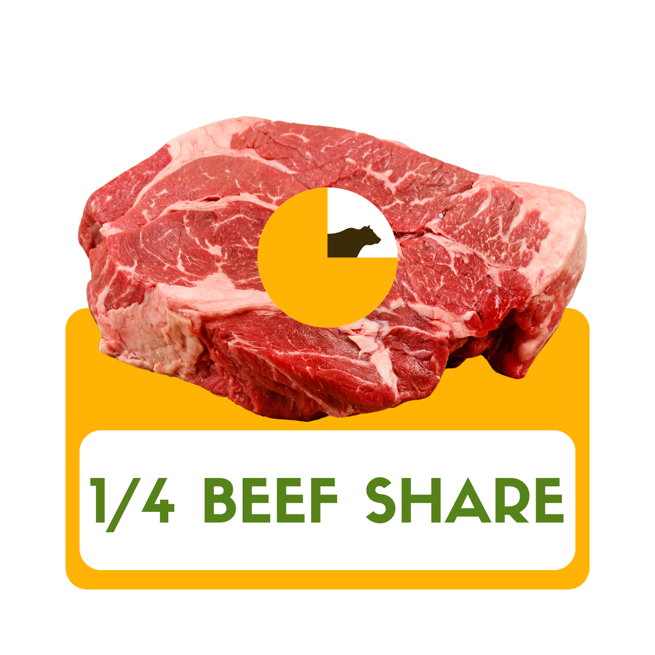 GRASS-FED ANGUS BEEF - 1/4 SHARE