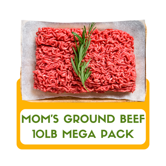 MOM'S FAVORITE GROUND ANGUS BEEF PACK - 10LB