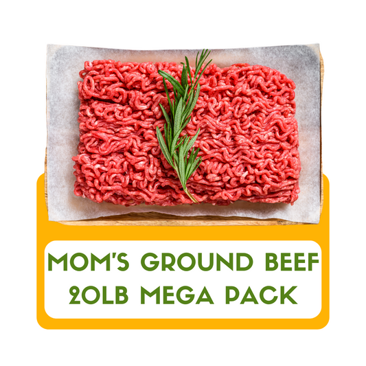 MOM'S FAVORITE GROUND ANGUS BEEF PACK - 20LB